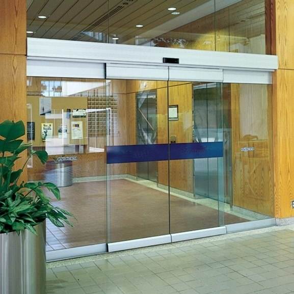 Are there any requirements for the installation of automatic doors